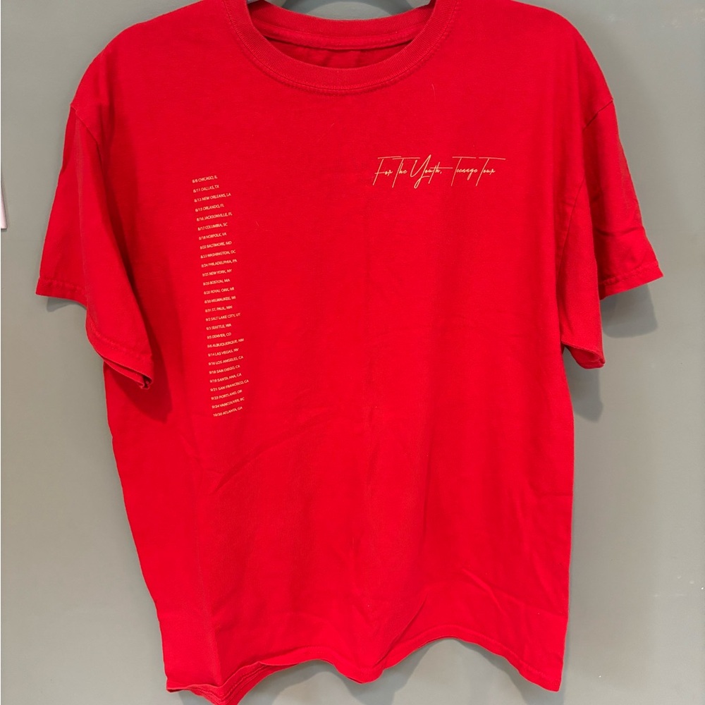Lil Yachty Red For The Youth Teenage Tour T Shirt